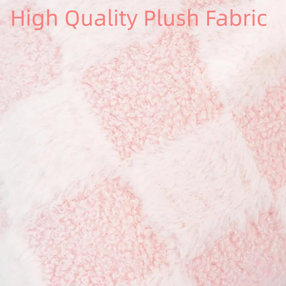 Two Pcs Big Bow Pillow Shaped Cushion Plush Car Lumbar Pillow Aesthetic Home Decor Throw Pillows for Room Bed Sofa Couch Decor