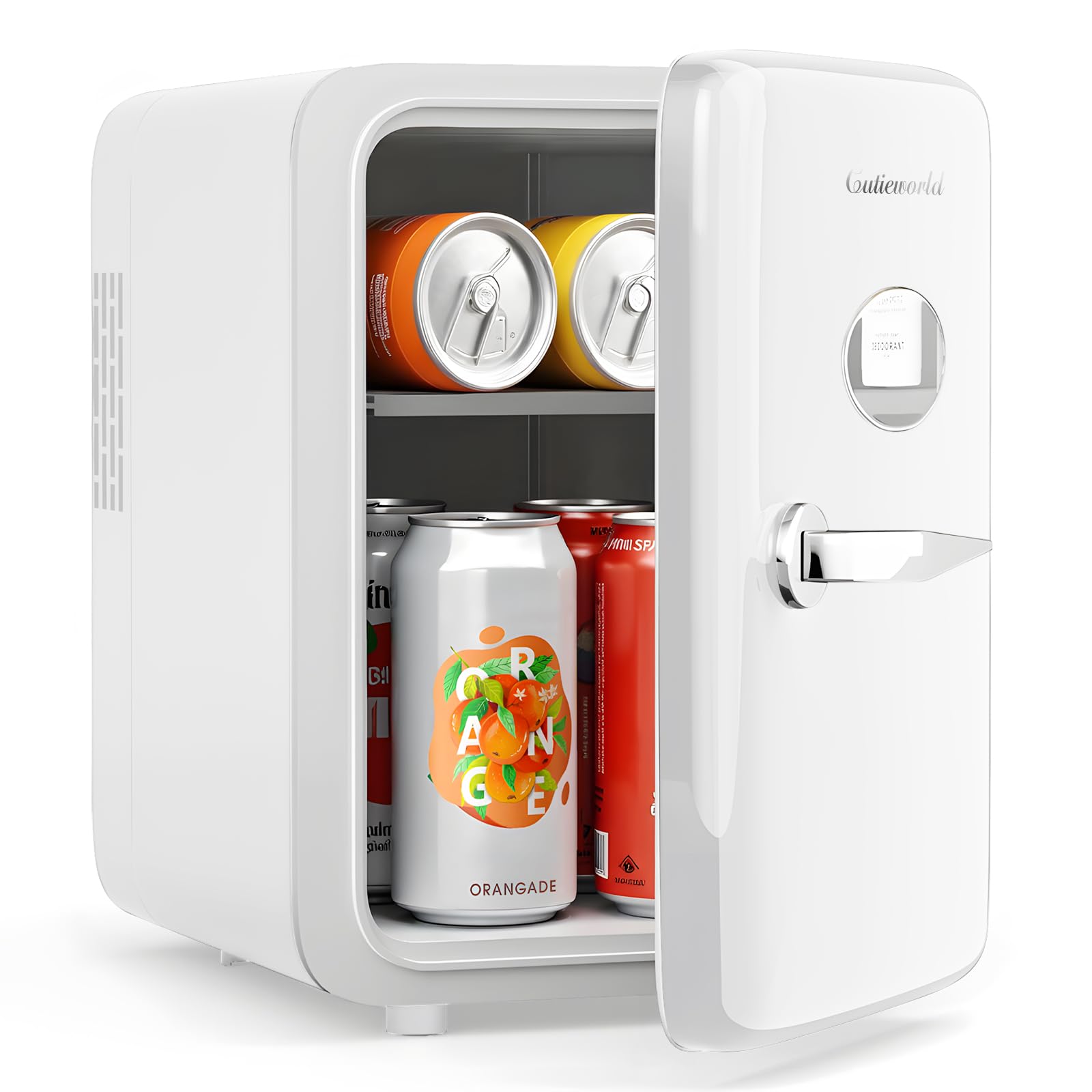 Skincare Fridge - Makeup Fridge for Refrigerating Skincare and Food, Mini Fridge Cooler and Warmer