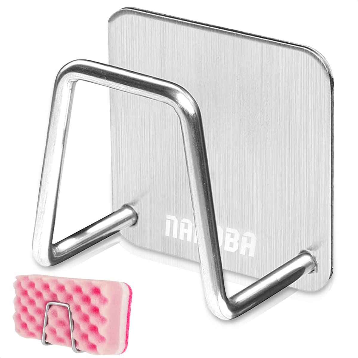 Stainless Steel Sponge Holder for Kitchen Sink â€?Compact & Durable, Easy to Install, Keeps Sponge Dry, Saves Storage Space