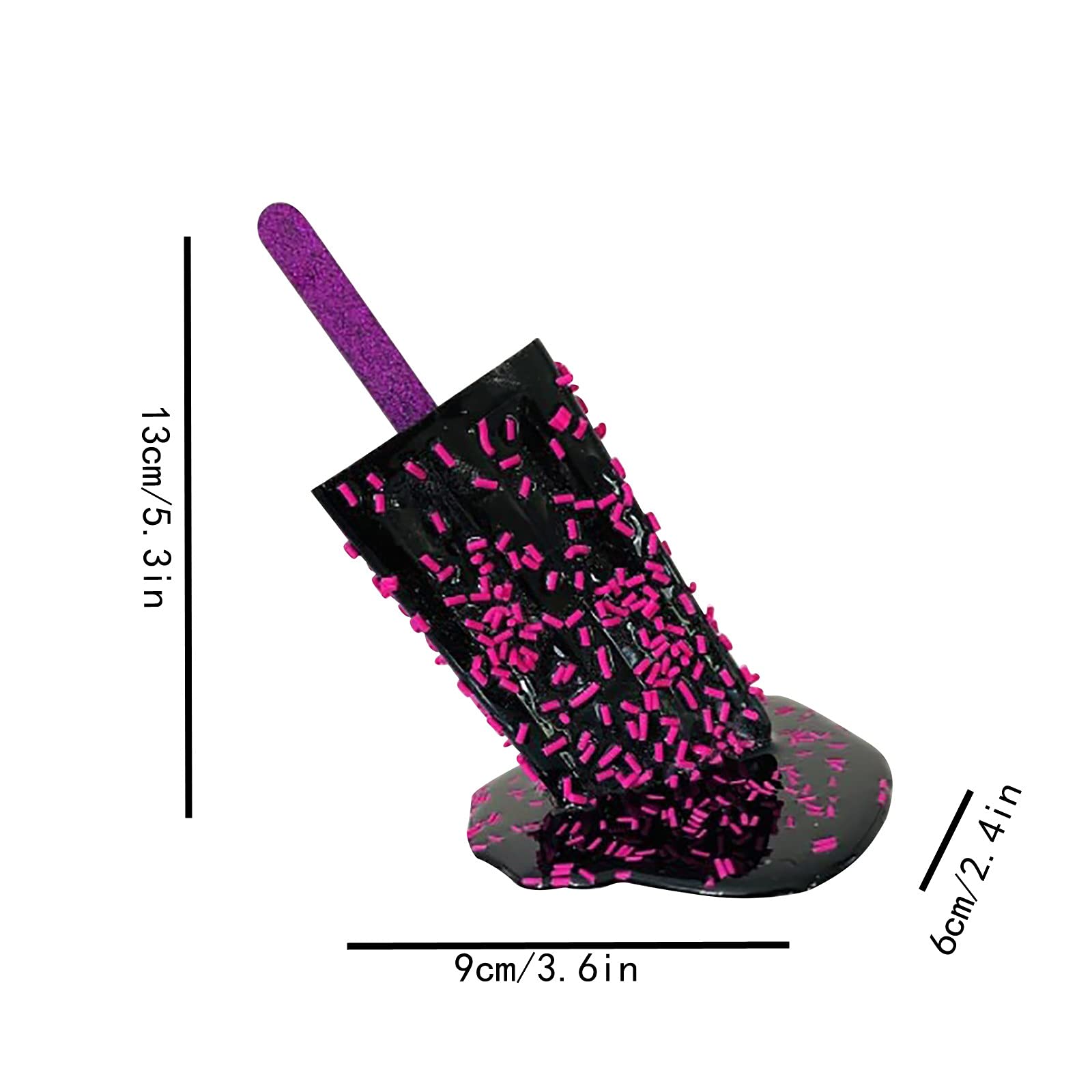 Melting Popsicle Sculpture - Creative Melting Ice Cream Resin Home Decor