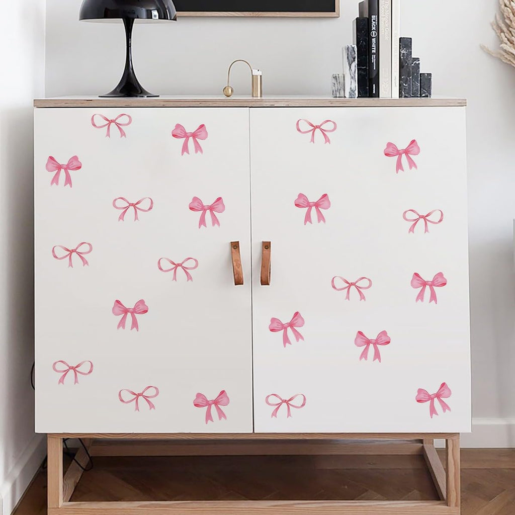 Stickers Peel and Stick Coquette Pink Decals 12 Sheets