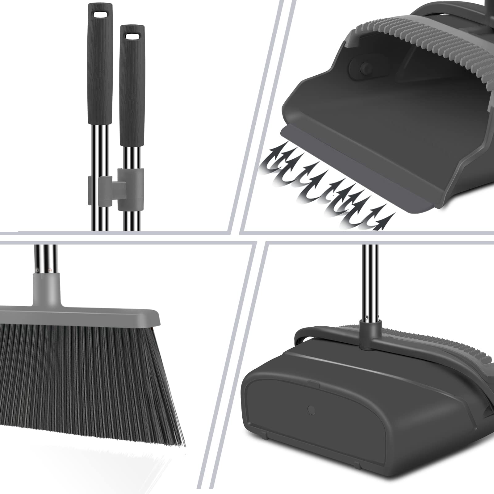 Indoor&Outdoor Broom and Dustpan Set