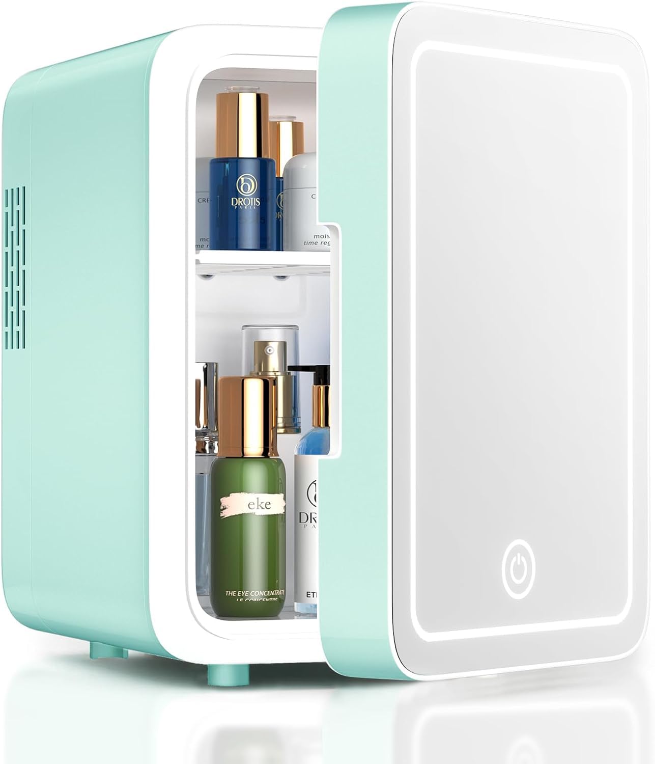 Skincare Fridge - Makeup Fridge for Refrigerating Skincare and Food, Mini Fridge Cooler and Warmer