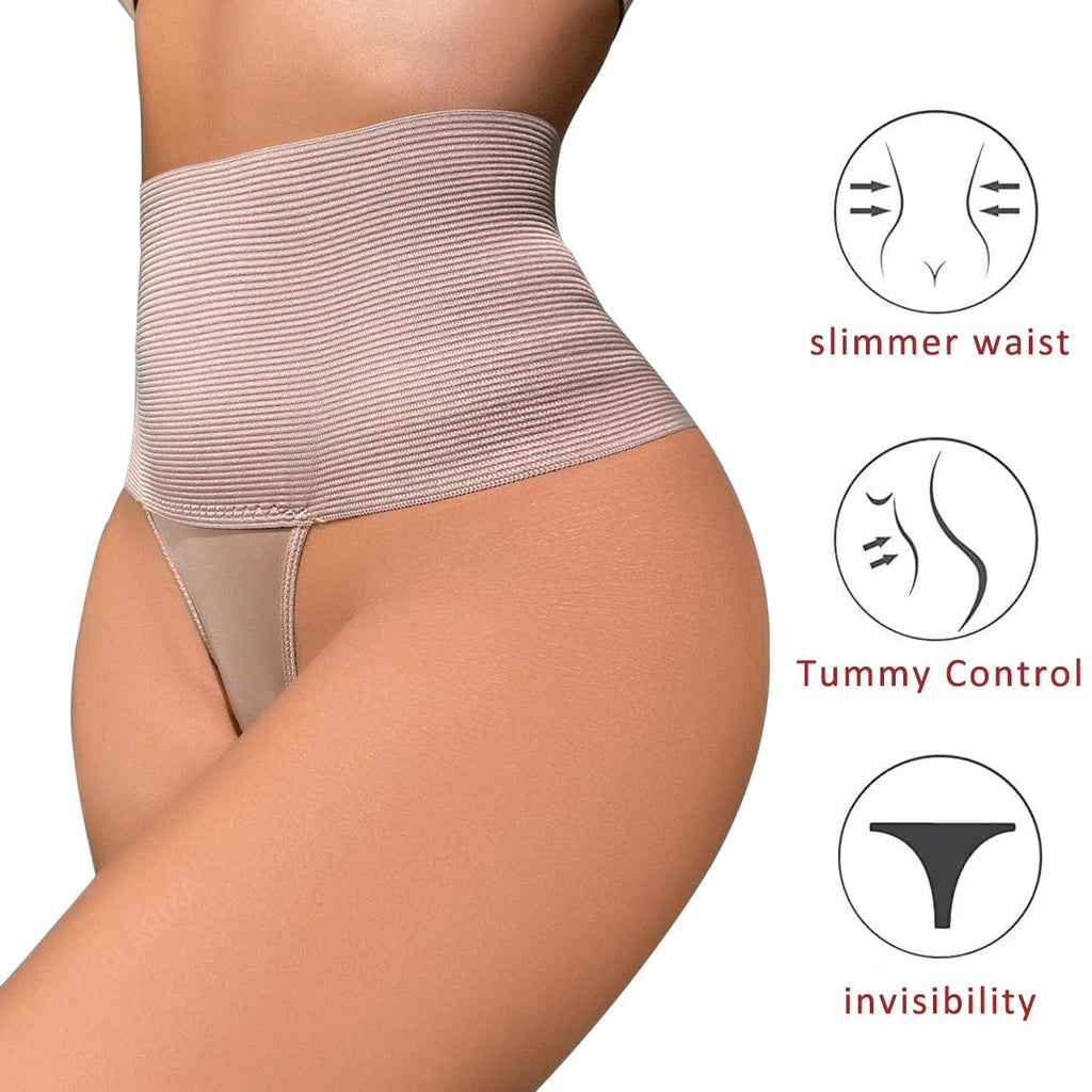 Tummy Control Thong Shapewear for Women High Waisted Shaping Underwear Body seamless Shaper Panties Girdle