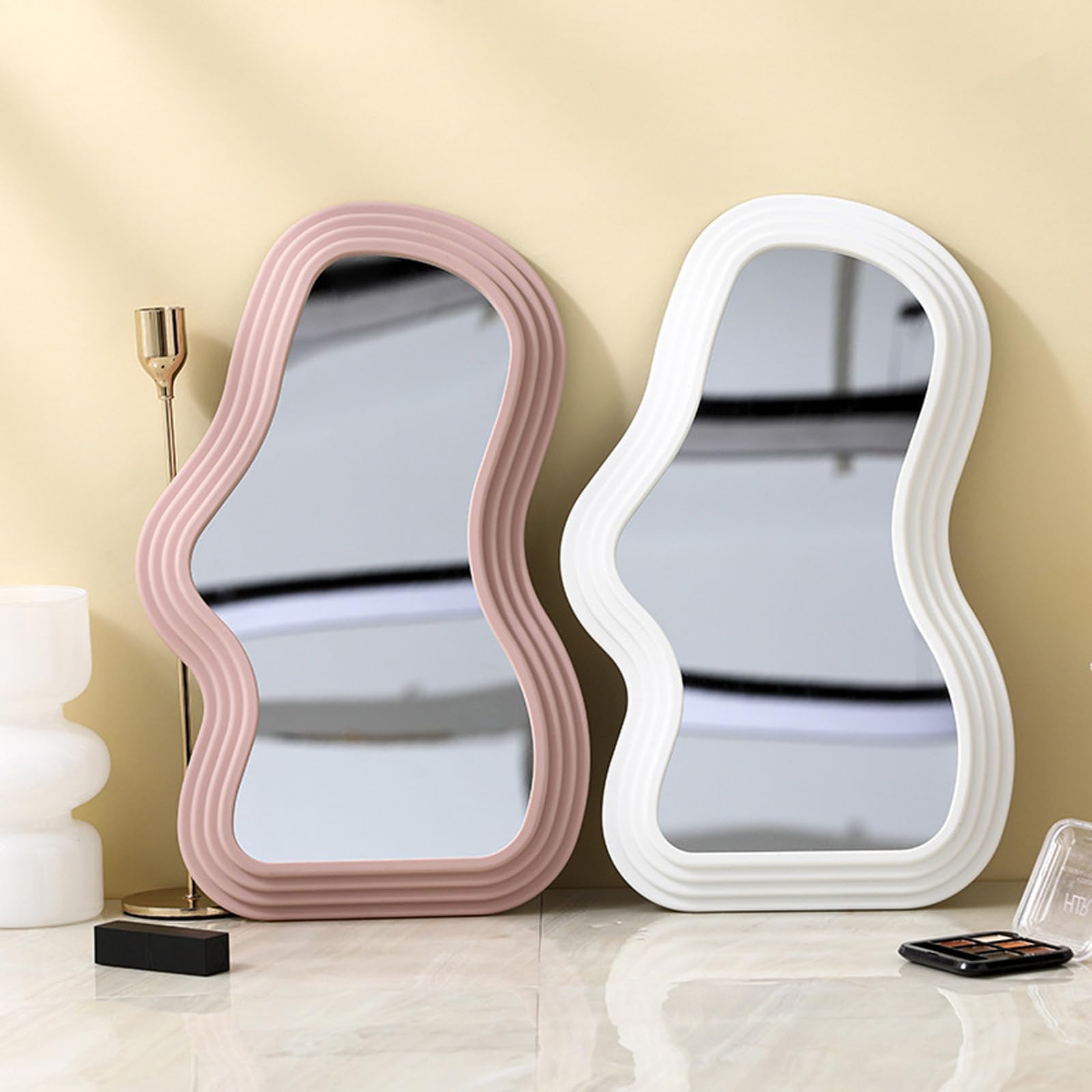 Wall-Mounted Asymmetrical Mirror - Creative Unique Decorative Mirrors