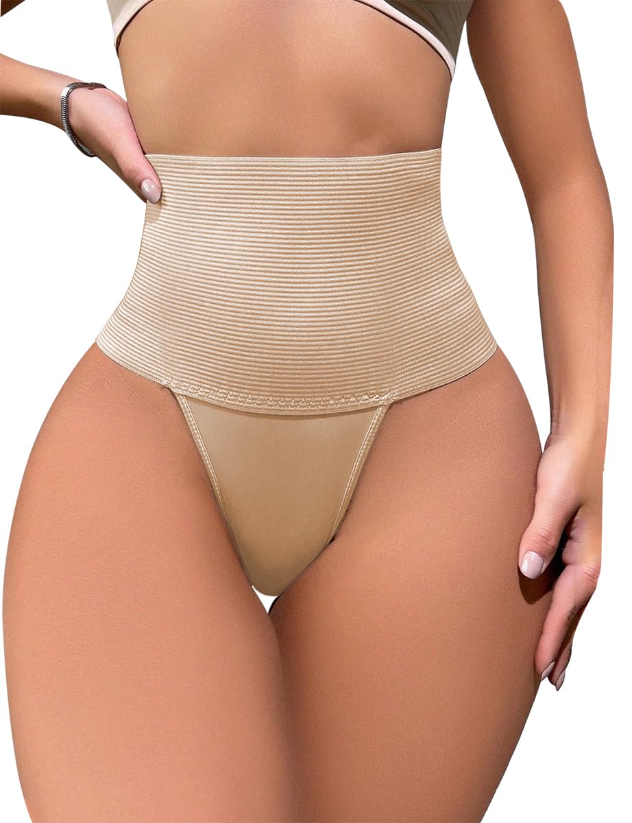 Tummy Control Thong Shapewear for Women High Waisted Shaping Underwear Body seamless Shaper Panties Girdle
