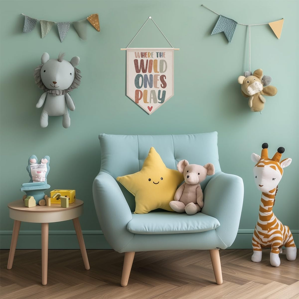 Preppy Positive Affirmations Wall Hanging Pennant Flag â€?Aesthetic Decor for Classroom, Bedroom, or Home