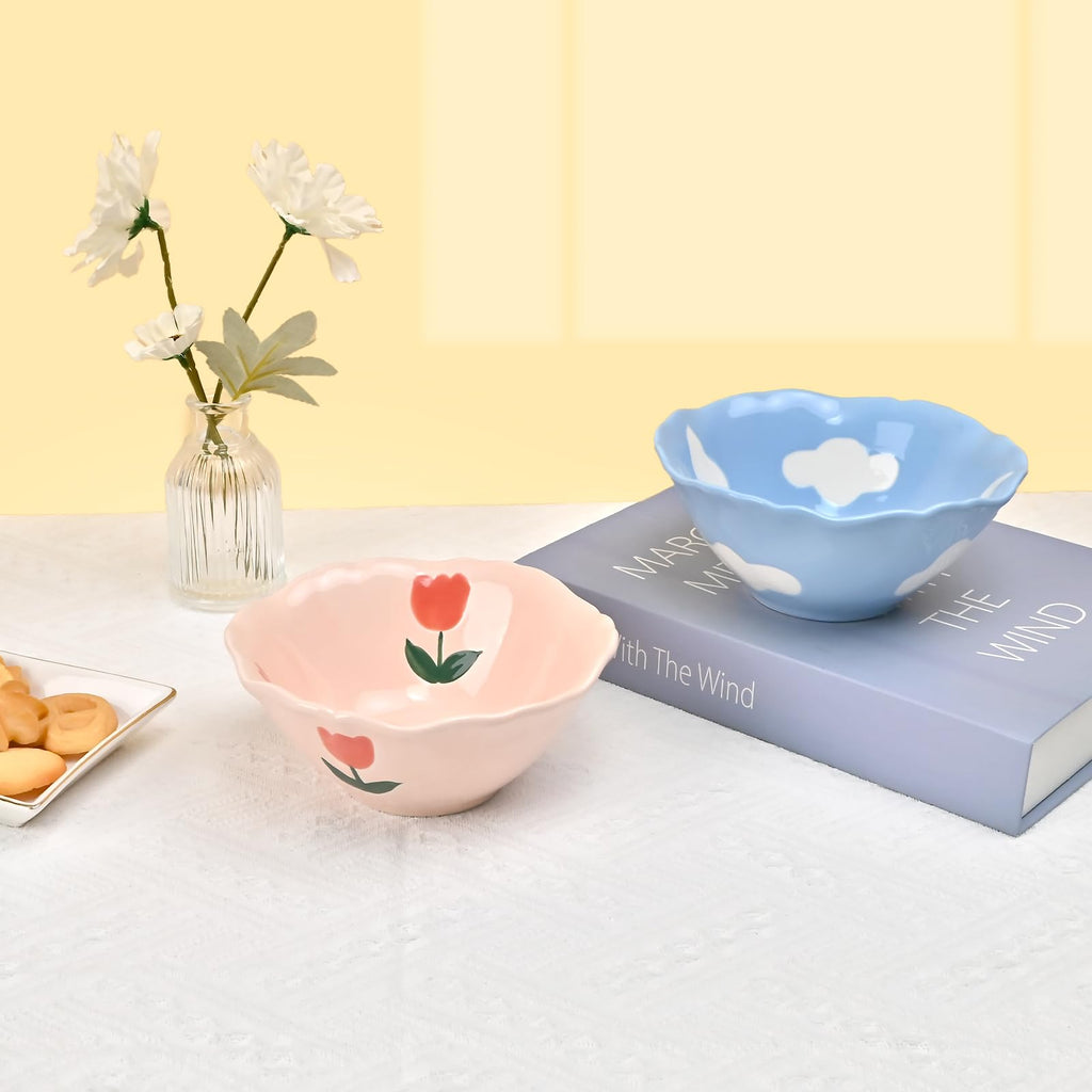 Ceramic Floral Cute Bowl
