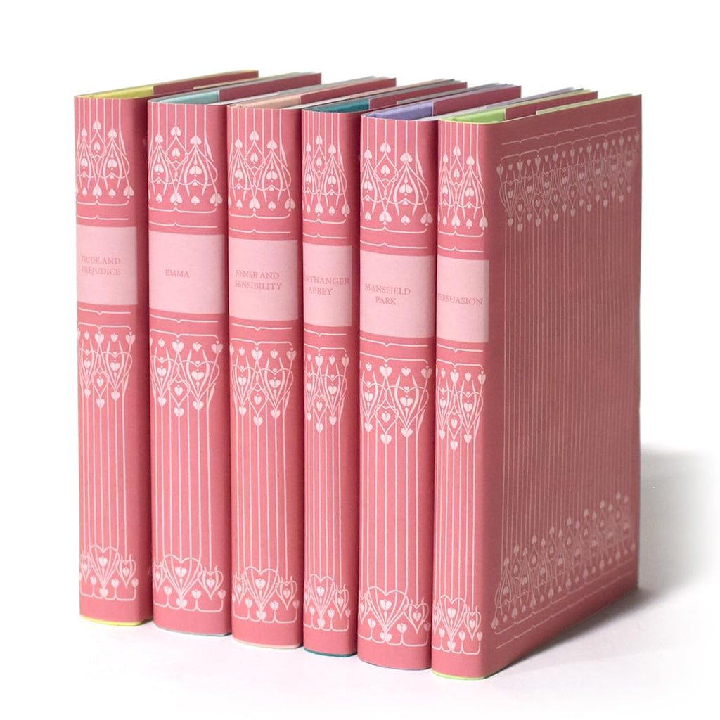 Juniper Books Jane Austen Book Set | Books & Covers Included (Pink, Standard)
