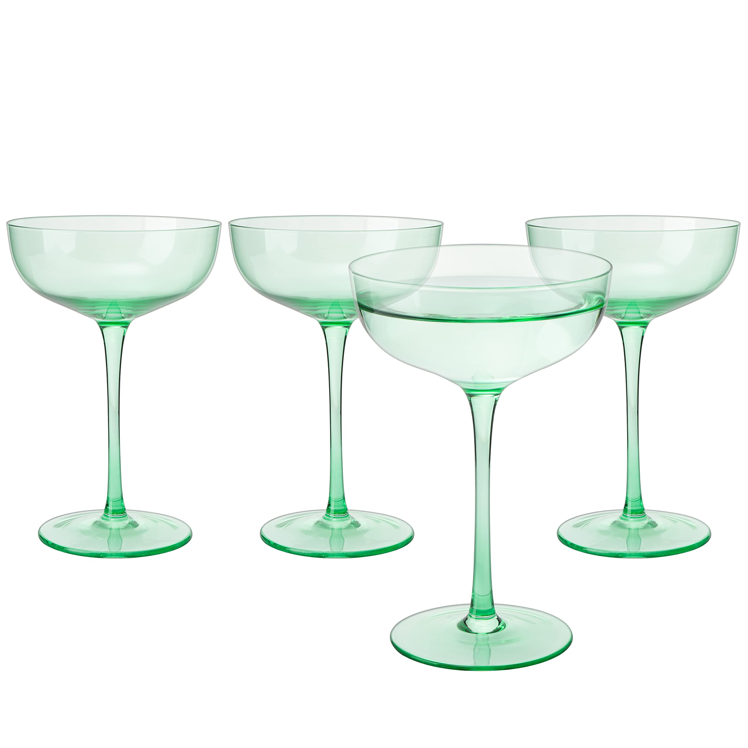 Colored Martini, Champagne and Cocktail Coupe Glass | 7oz