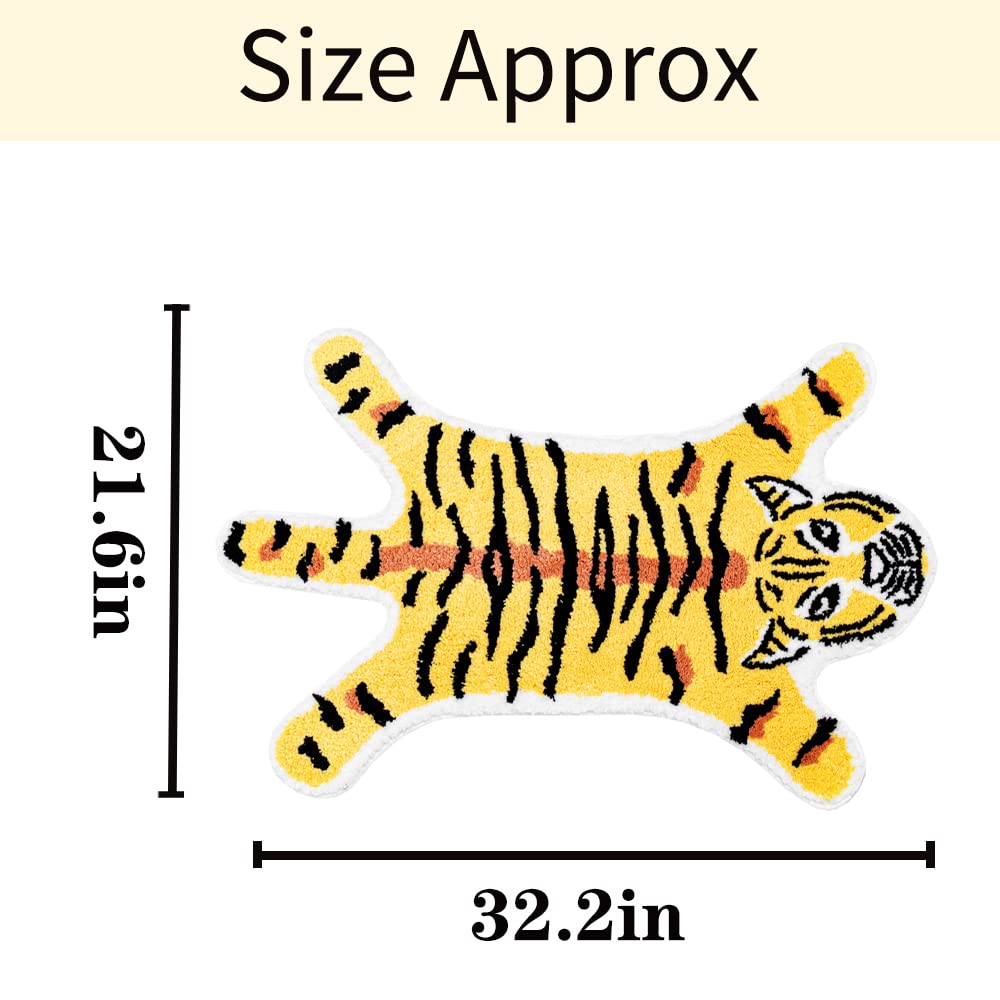 Shaped Rug Fruits Animals Bath Mat Area Rug Non-Slip Bathroom Door Mat for Bedroom Bathroom Kitchen Cartoon Area Rug for Bathroom Soft Bathmat Home Decor