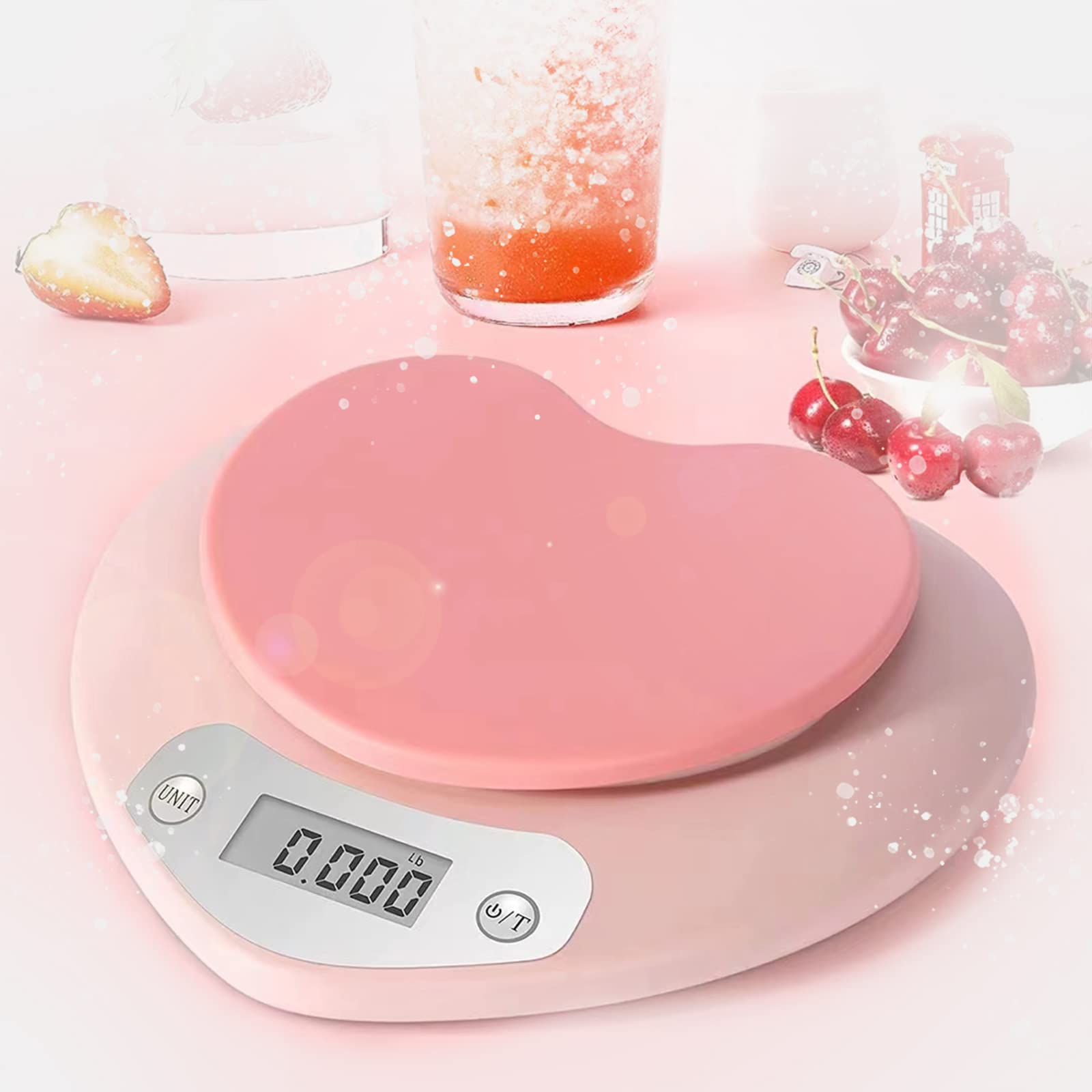 Digital Kitchen Scale â€?Large LCD, Tare Function, 11lb Capacity, Precise 0.03oz Graduation for Baking & Cooking, Measures in ML & Oz