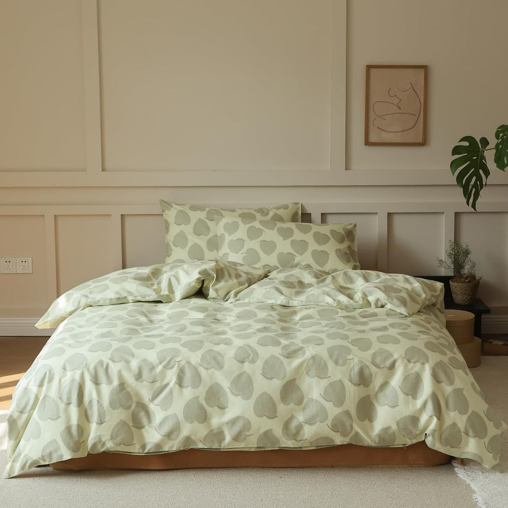 Cute Duvet Cover Sets 100% Cotton Bedding Comforter Cover Full 2 Pillowcases