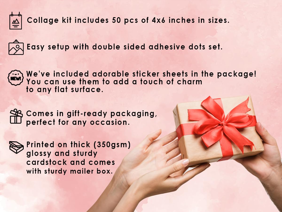 Preppy Aesthetic Wall Collage Kit â€?Cute Posters for Girls' Bedroom Decor