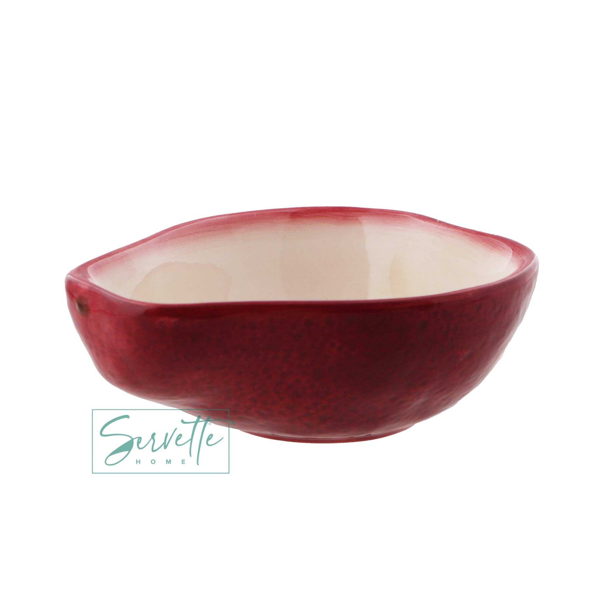 Fruit Pear Shaped Novelty Ceramic Mini Serving Bowl