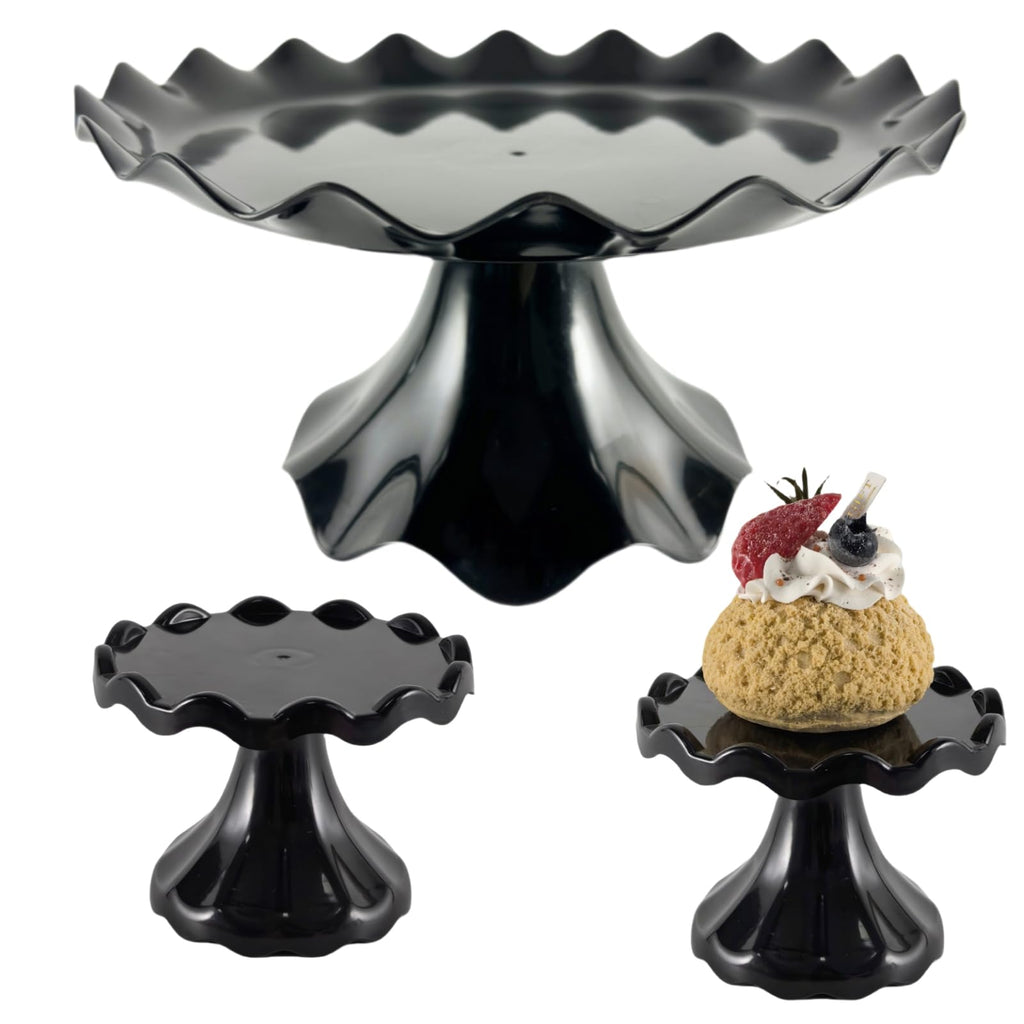 Cake Stand Set, Laced Cake Stand, Mini Cupdake Holder 3 Pcs