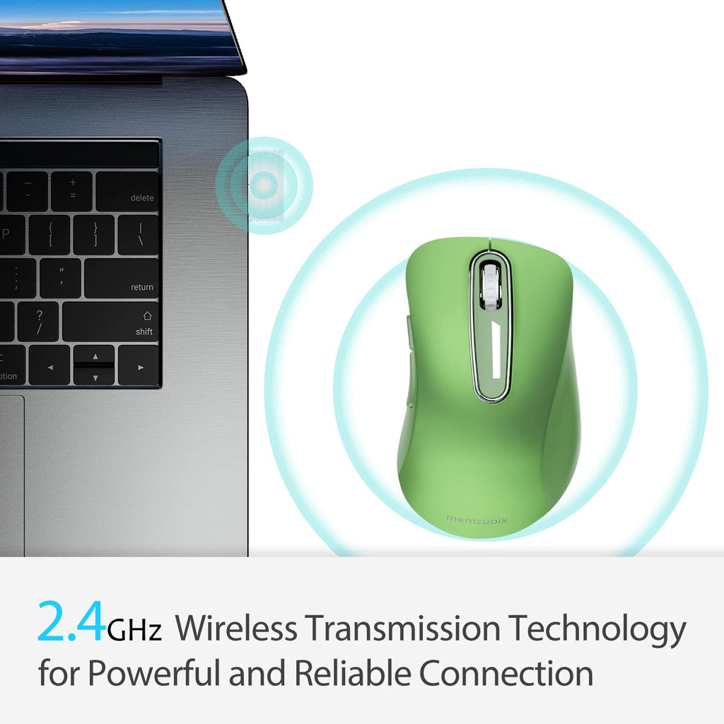 Portable Computer Wireless Mouse for Laptop, PC, Desktop, MacBook, 5 Buttons