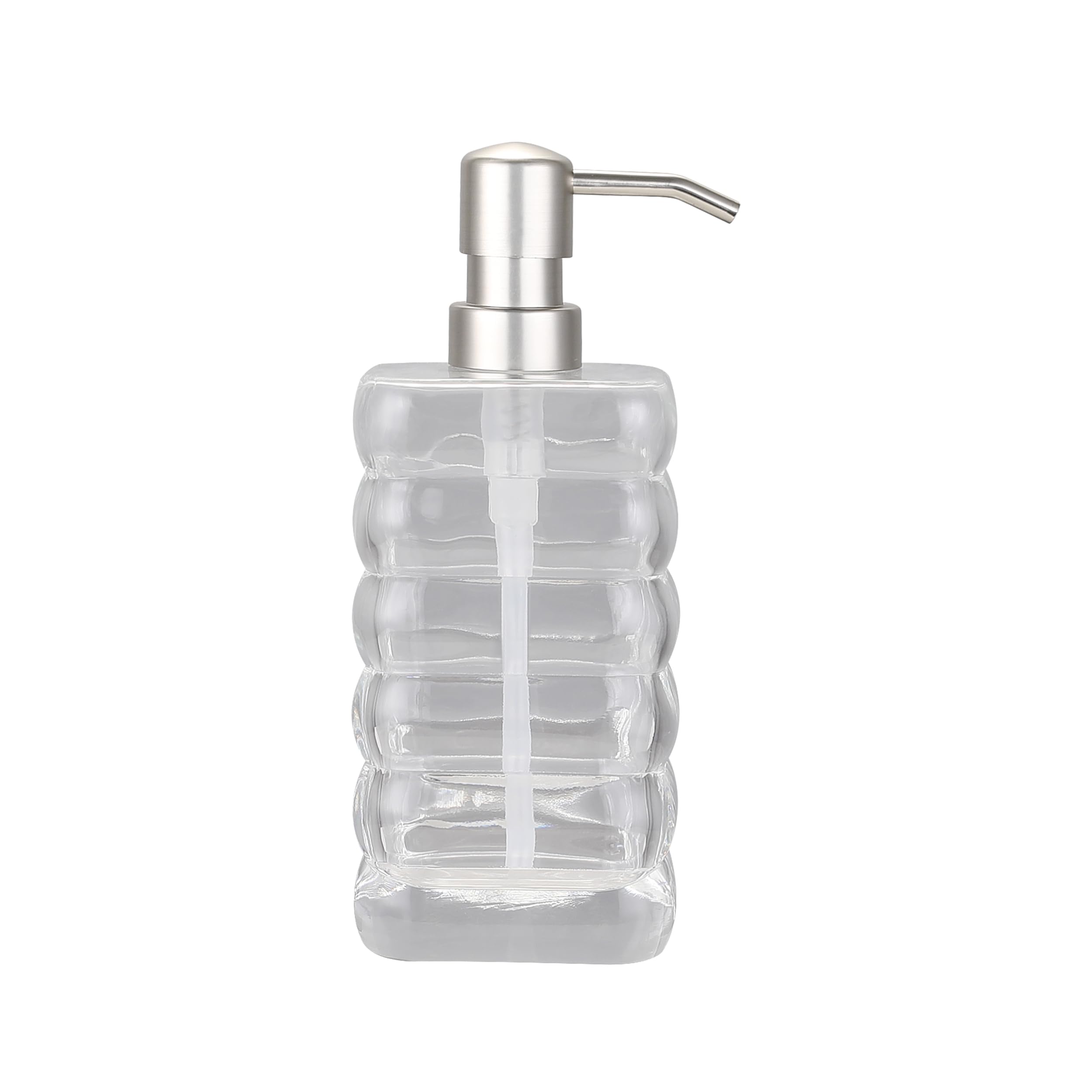 Glass Soap Pump Dispenser, Refillable Soap Dispenser