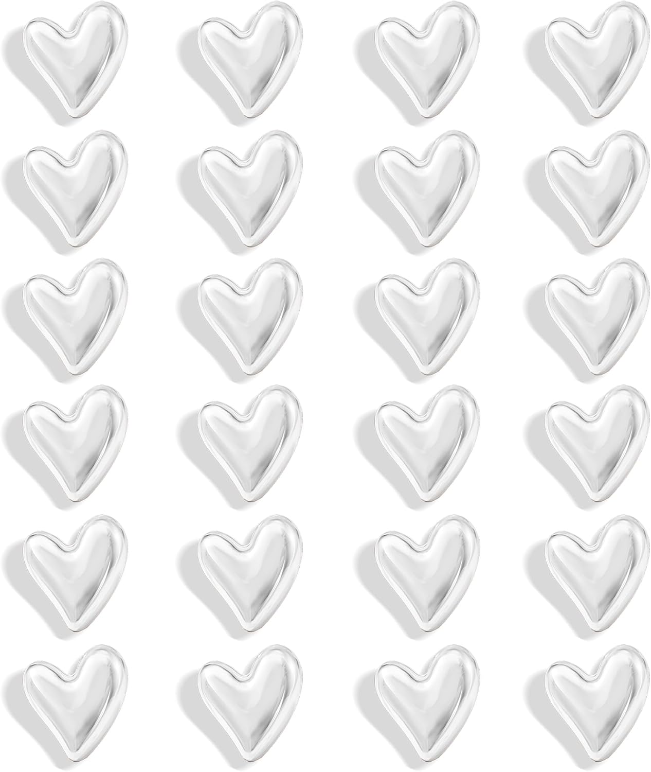 New 24PCS Fridge Magnets Cute Love Heart Refrigerator Magnets, Decorative Magnets