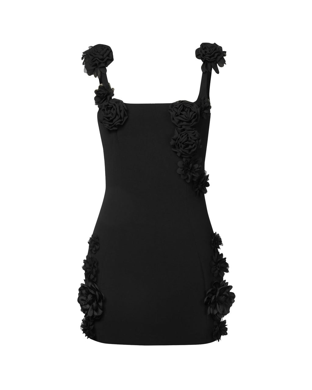 Women's Rosette Applique Mini Dress