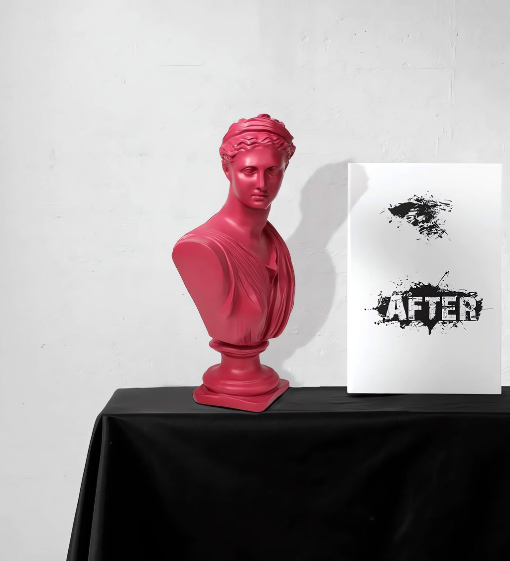 Greek Statue of Diana Goddess - Classic Roman Head Bust Greek Mythology Figurine Sculpture