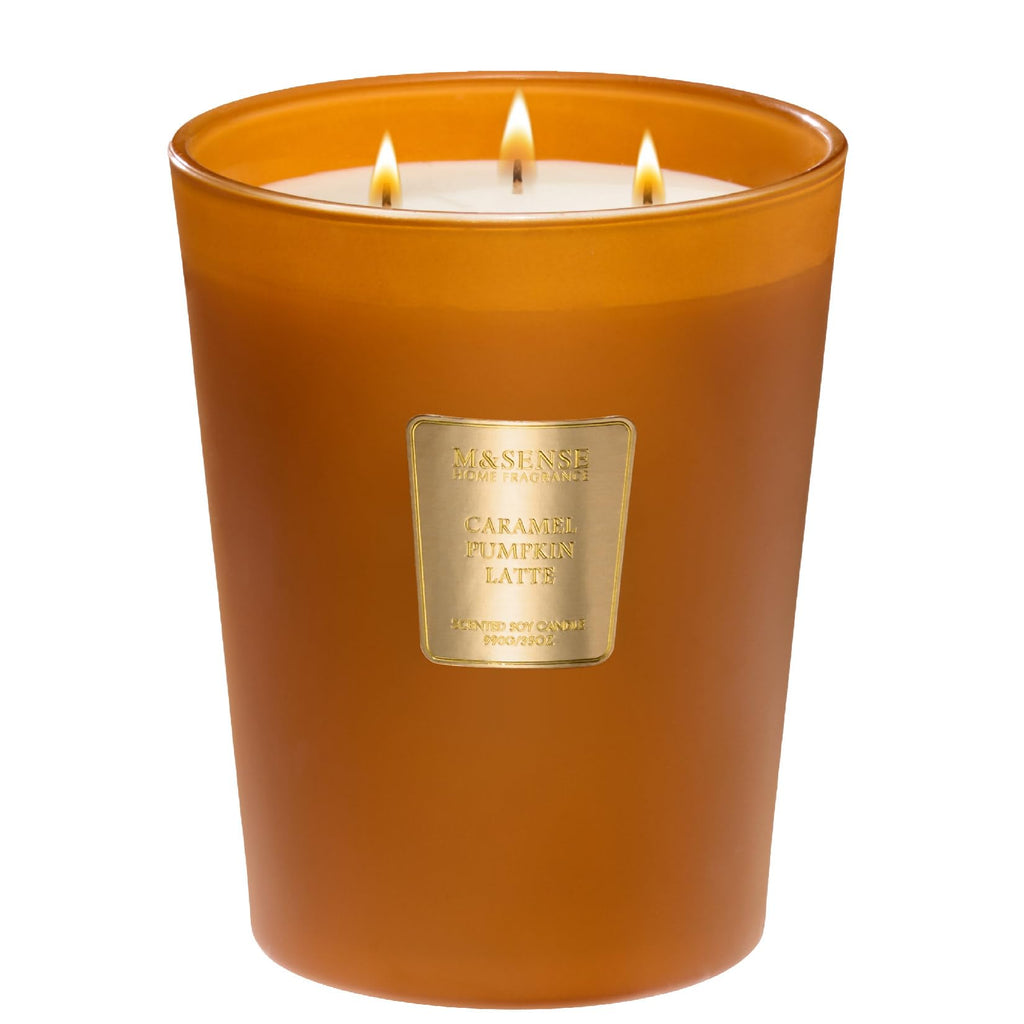 Large Soy Scented Candles, Non Toxic Natural Spring Candles 35oz 150 Hours Long Lasting Slow Burning