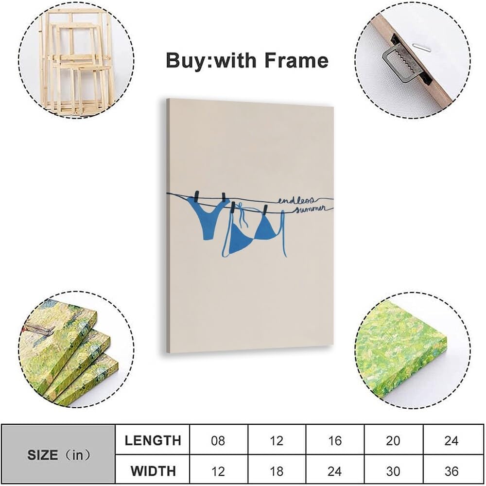 Ocean Inspired Aesthetic Print Coquette Wall Art Fun and Cute Decor