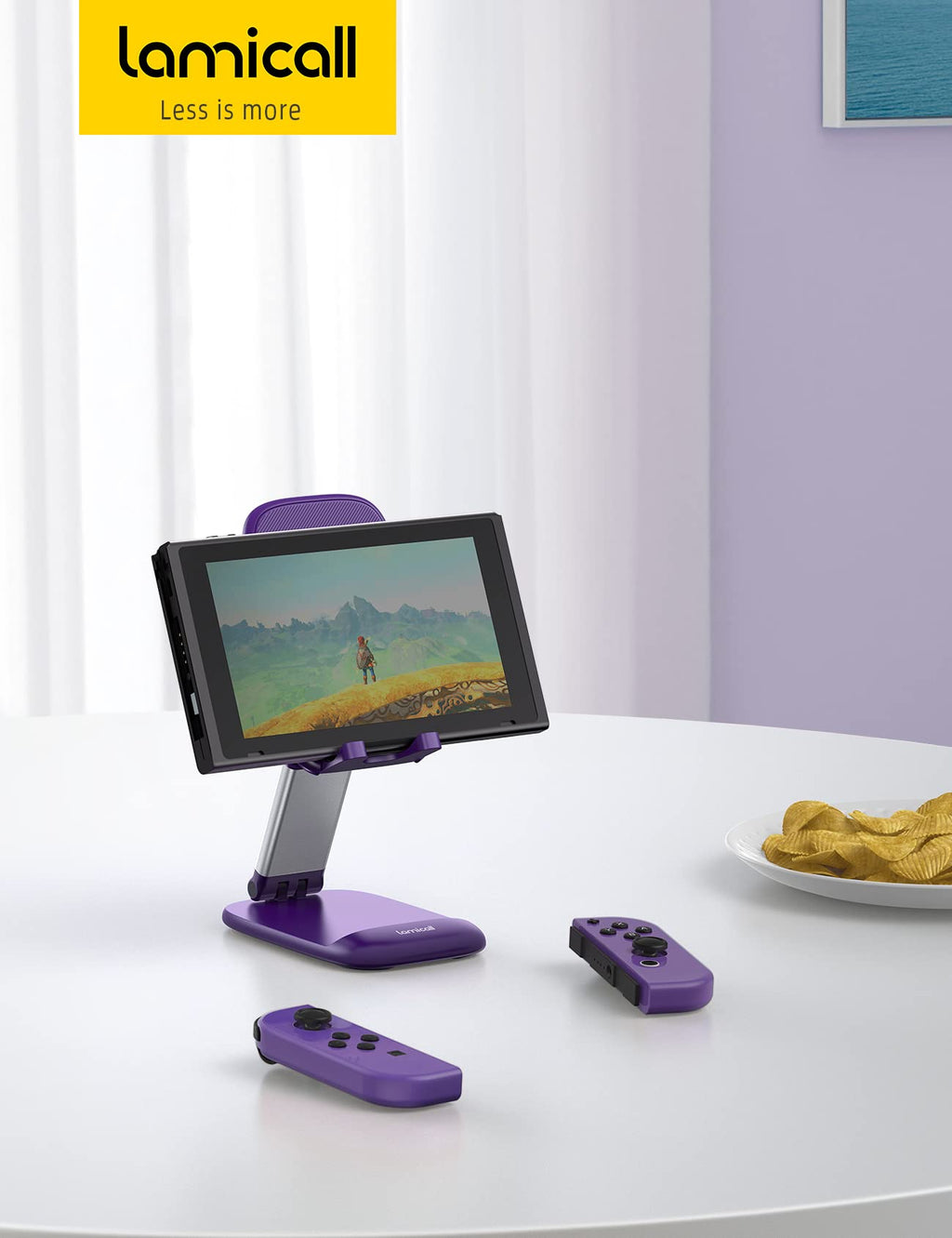 Phone Stand â€?Desktop Cell Phone Holder for Office Desk (4-8")