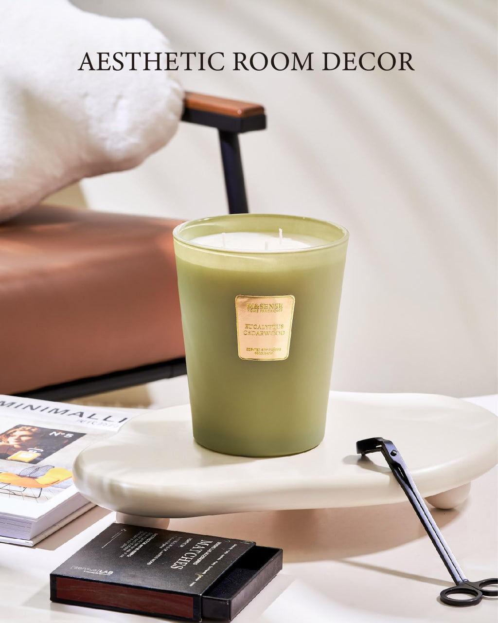 Large Soy Scented Candles, Non Toxic Natural Spring Candles 35oz 150 Hours Long Lasting Slow Burning