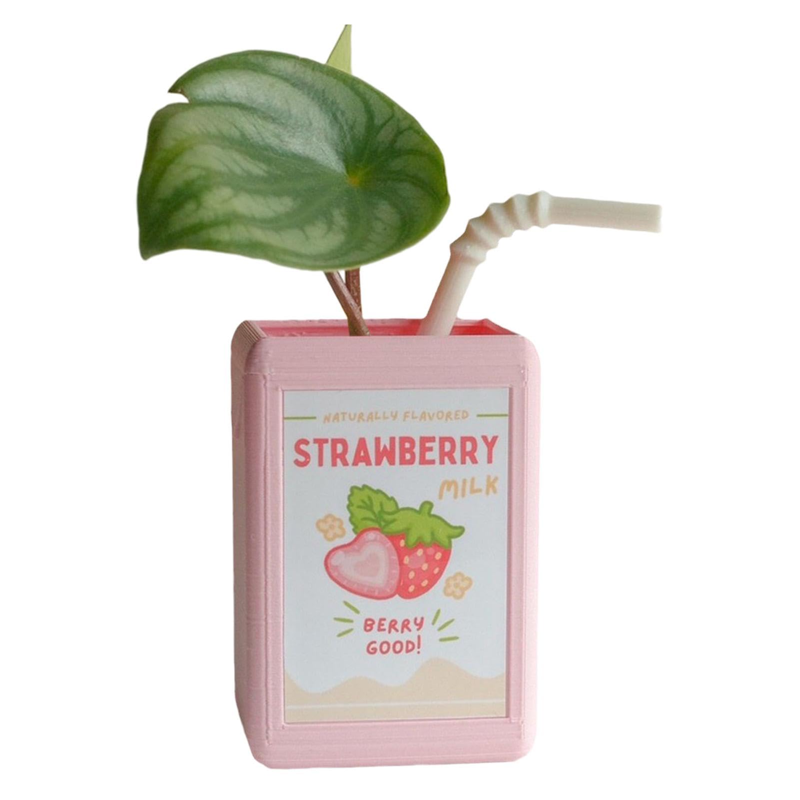 Juice Box Vase - Cute Planter Novel Design