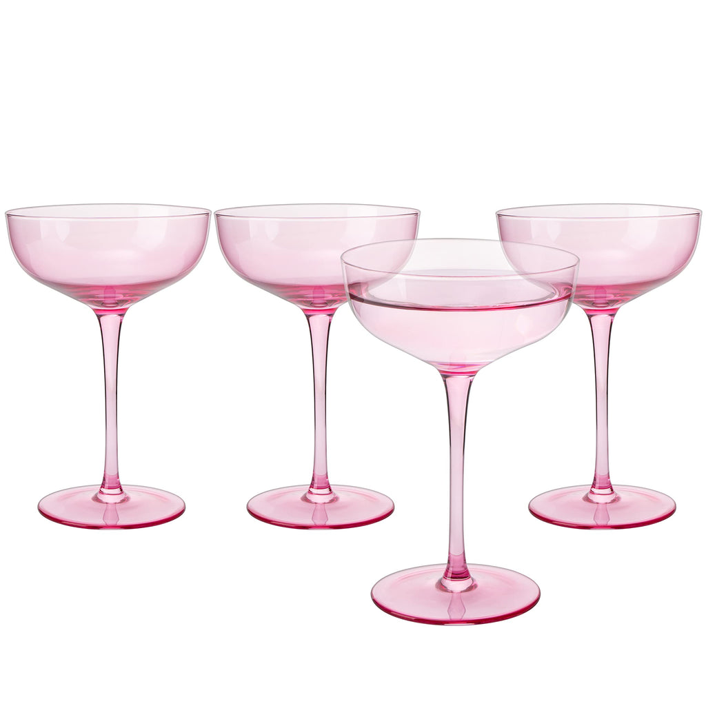 Colored Martini, Champagne and Cocktail Coupe Glass | 7oz