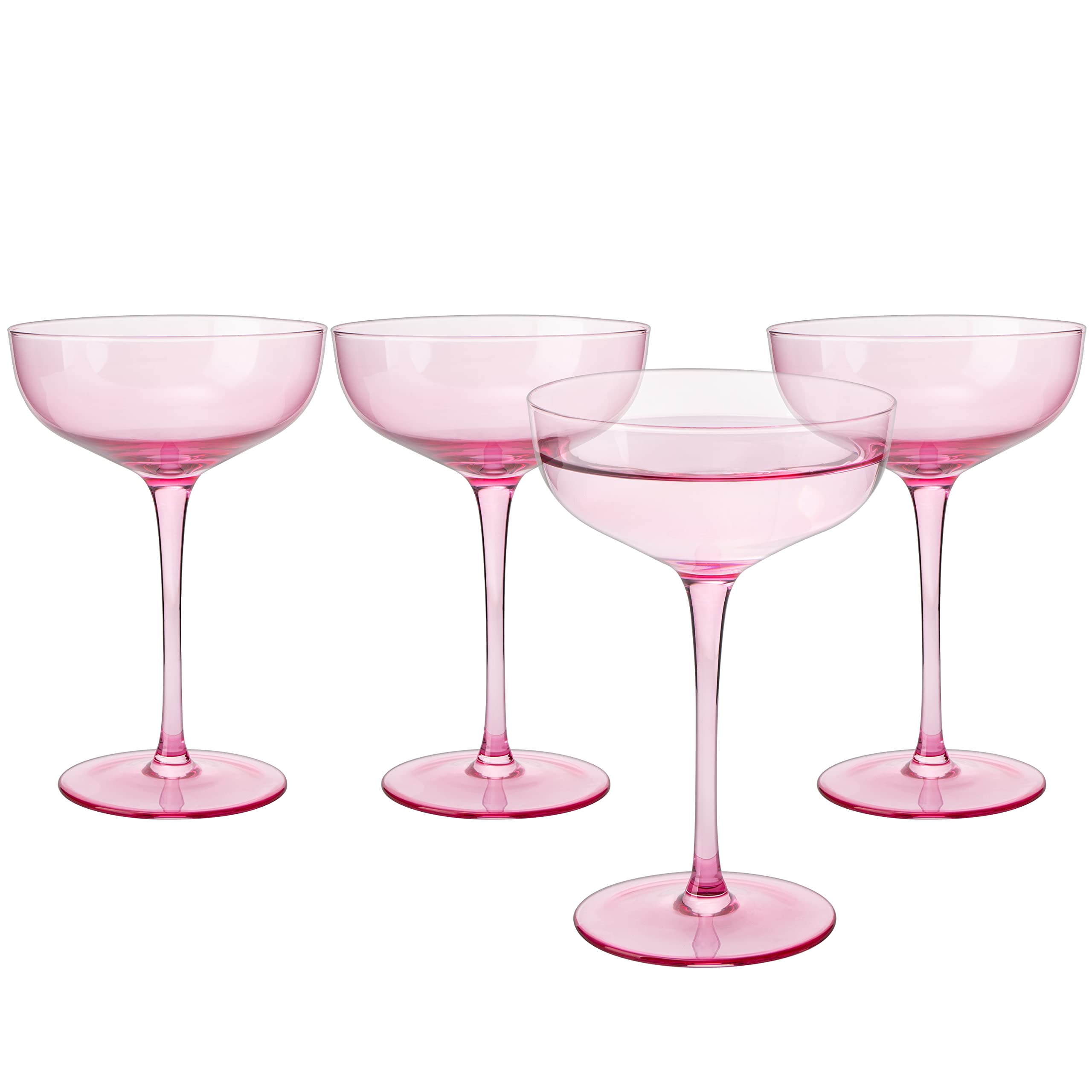 Colored Martini, Champagne and Cocktail Coupe Glass | 7oz