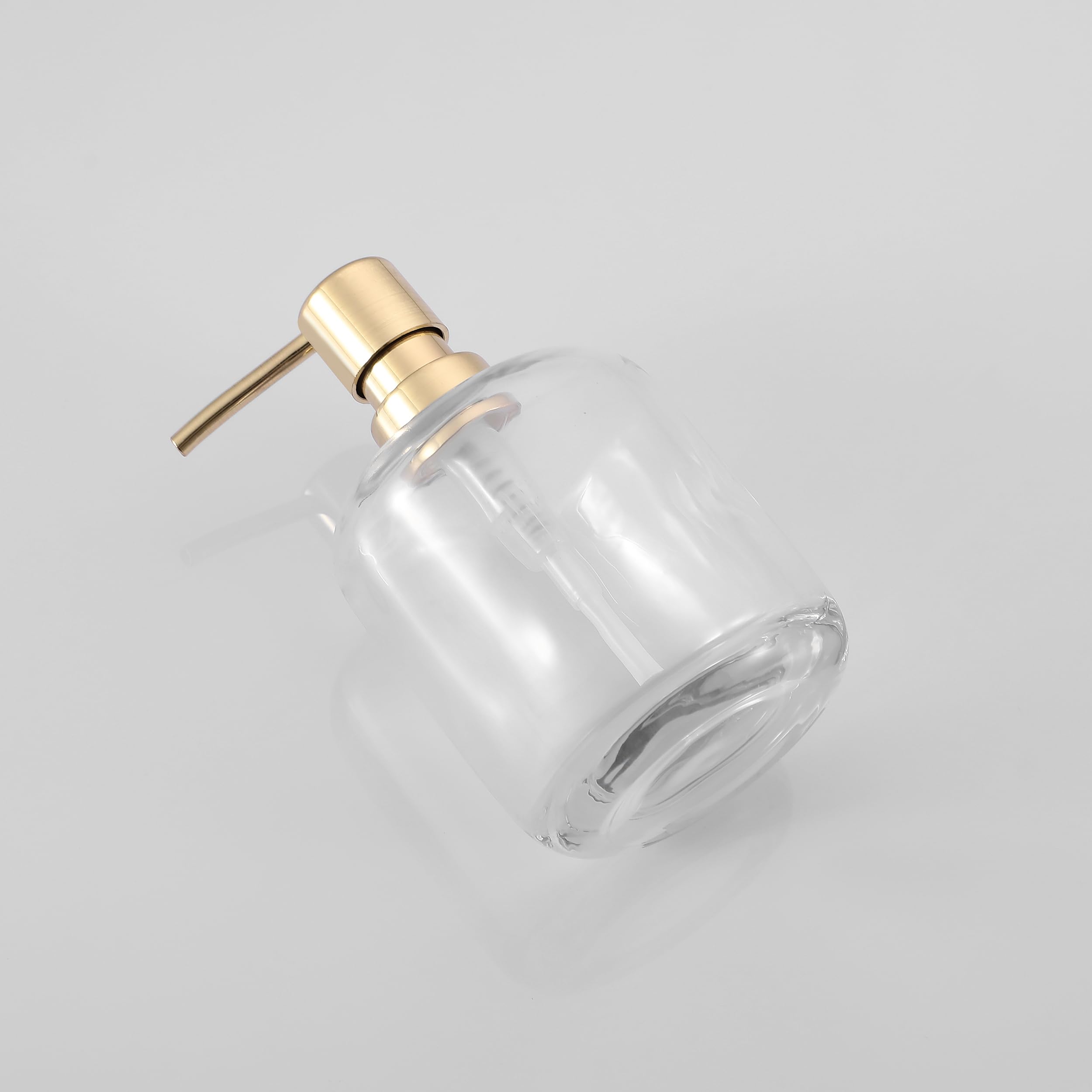 Glass Soap Pump Dispenser, Refillable Soap Dispenser