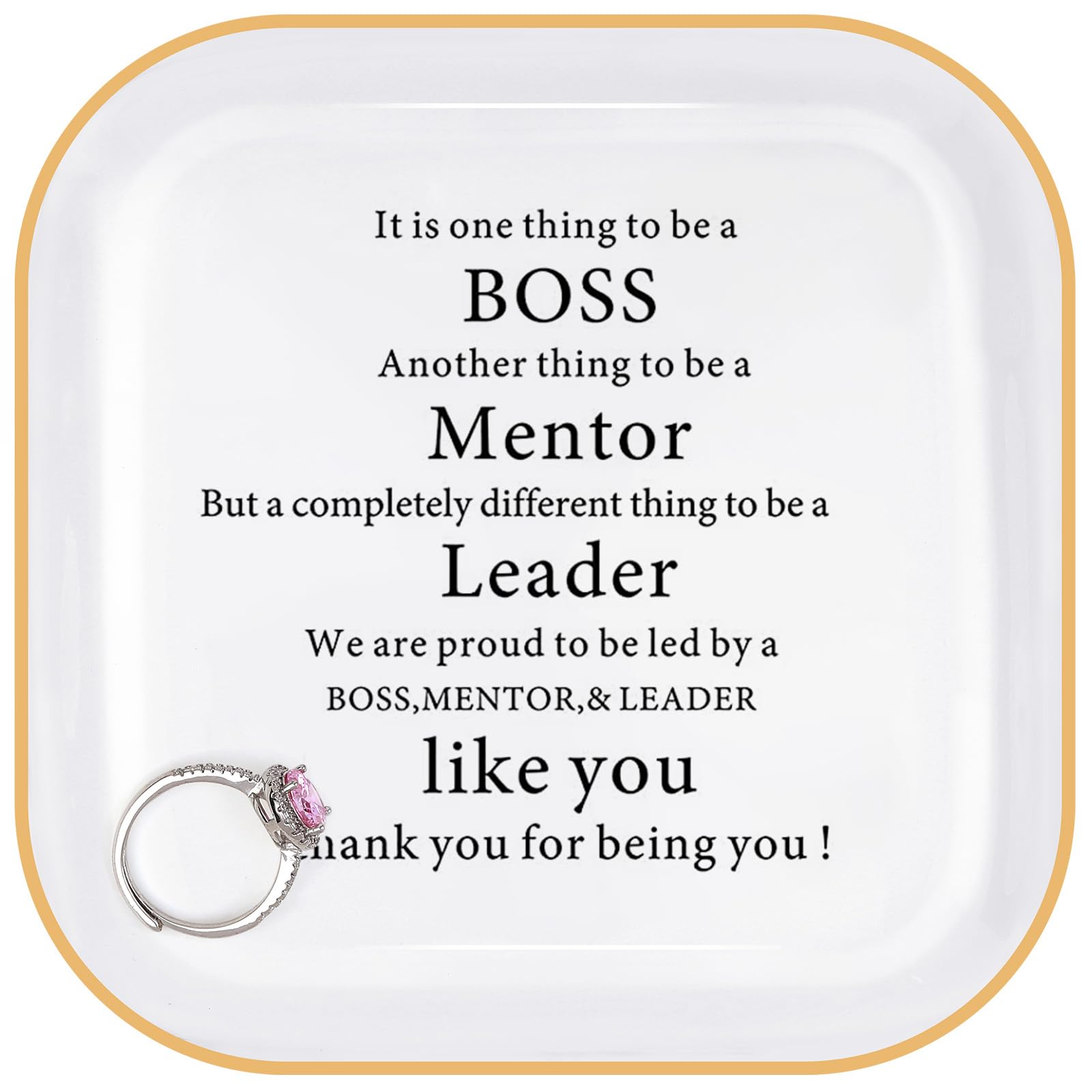 Inspirational Women Ring Dish