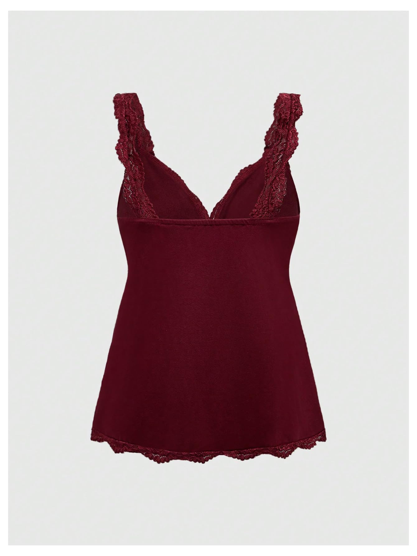 Women's Coquette Tank Tops Y2K Lace Trim Crop Top Bowknot Deep V Neck Sleeveless Camisole Blouse