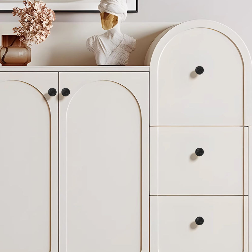 Gold Cabinet Pulls Cup Flat Drawer Handles Sunflower Handle Unique Hardware for Furniture Door Wardrobe Hardware