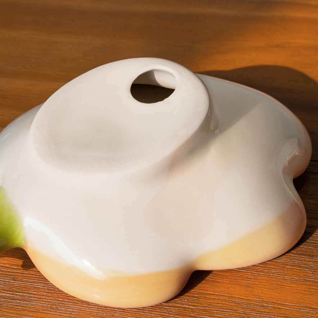 Ceramic Flower Soap Dish Holder for Bathroom