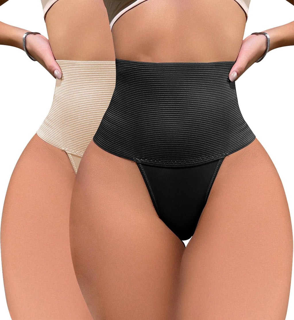 Tummy Control Thong Shapewear for Women High Waisted Shaping Underwear Body seamless Shaper Panties Girdle
