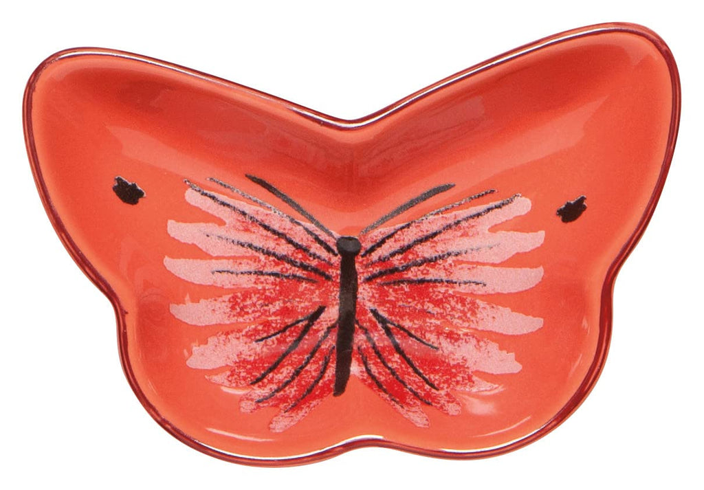 Flower Shaped Ceramic Pinch Bowl Set, Soy Sauce Dish, Set of 6