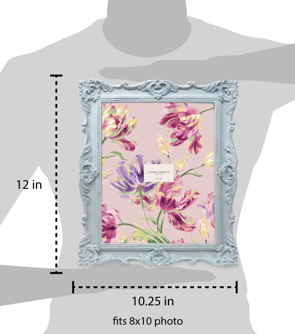 Resin Picture Frame â€?Handcrafted Floral Design with Easel for Tabletop and Wall Display