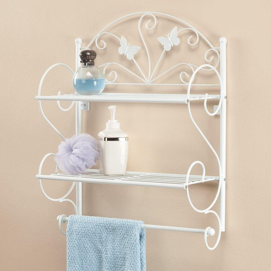 White Butterfly Shelf