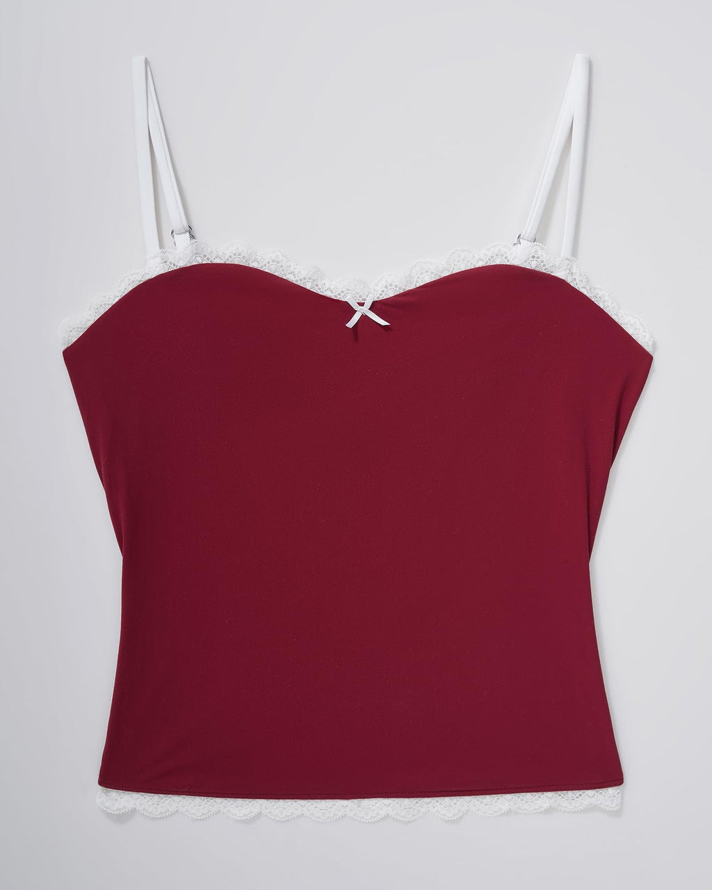 Lace Tank Tops for Women Sexy Double Lined Y2K Going Out Basic Cami Shirt