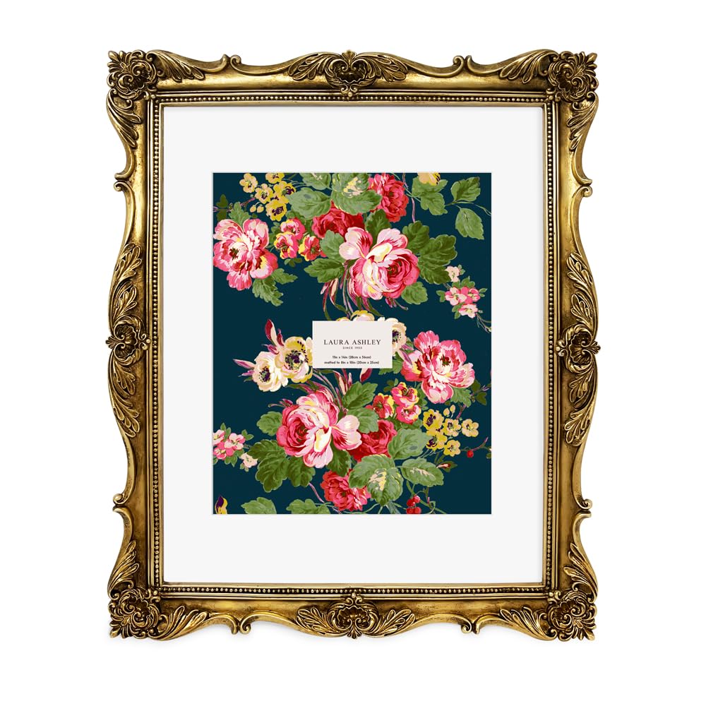 Resin Picture Frame â€?Handcrafted Floral Design with Easel for Tabletop and Wall Display