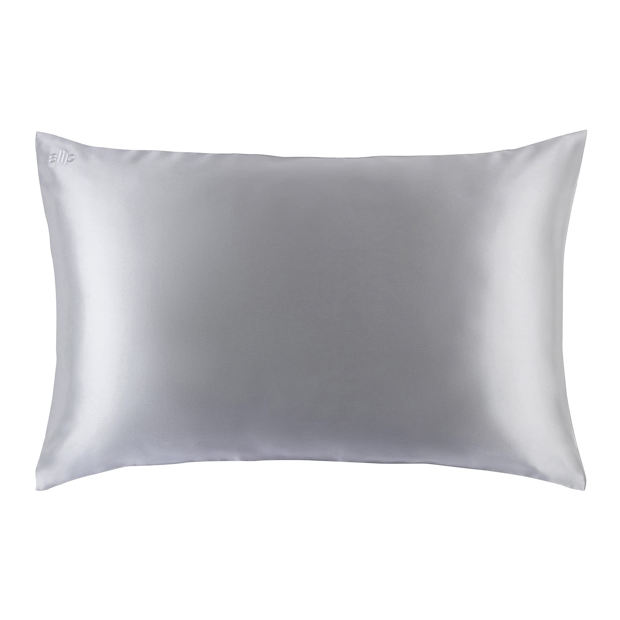 Pure Silk Pillow Case with Scalloped Edge - 100% Pure 22 Momme Mulberry Silk - Queen Size Standard Pillow Case - Anti-Aging, Anti-BedHead, Anti-Sleep Crease, Sunshade (20" x 30")