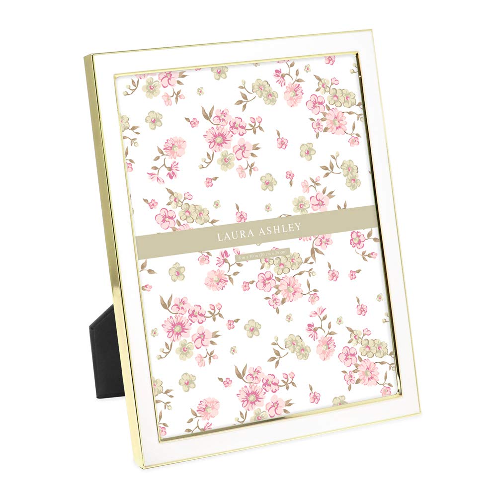 Enamel Picture Frame - Metal Edge with Easel, for Countertop, Counterspace, Tabletop Display, Bookshelf, Desk, Wall Décor, Photo Gallery