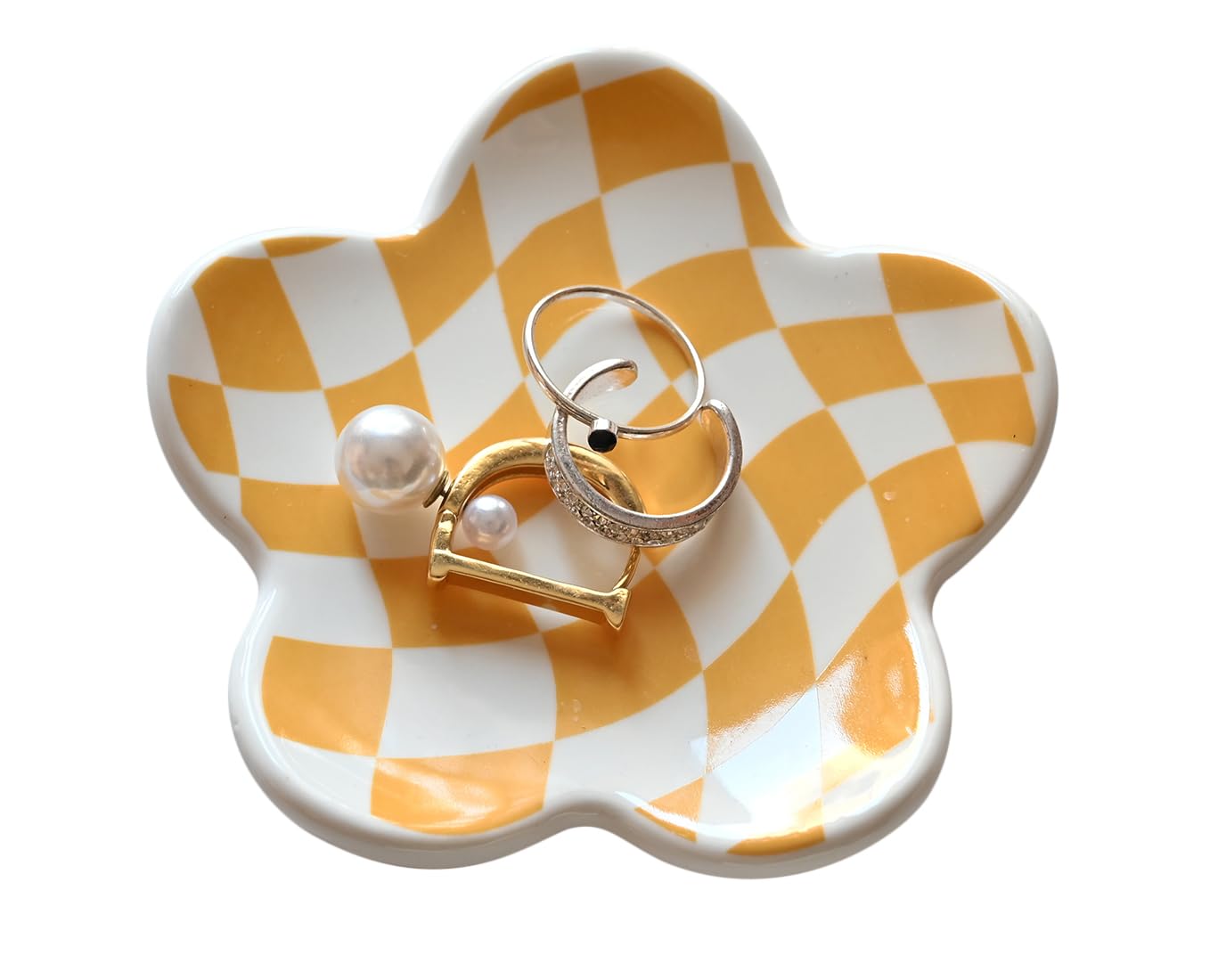 Room Decor Aesthetic Stuff for Teen Girls Gifts Trendy Stuff Pink Roon Decor Aesthetic Room Decor Bedroom Decor Aesthetic Checkered Jewelry Tray