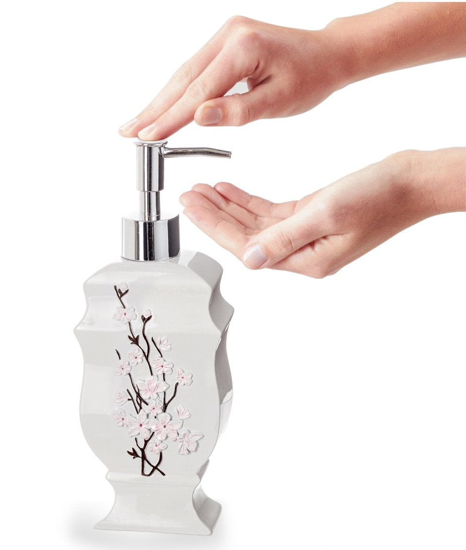 Modern Cherry Blossom Style Bathroom Accessories