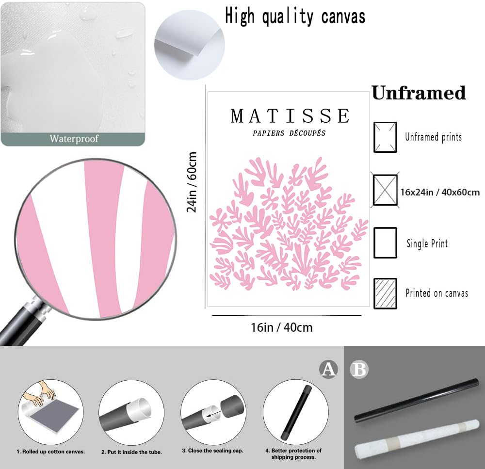 Trendy Blue Wall Art Set of 3, Preppy Navy Blue Wall Decor, Coquette Disco Lucky Me 8 Ball Poster Canvas Prints Aesthetic Pictures Room Dorm