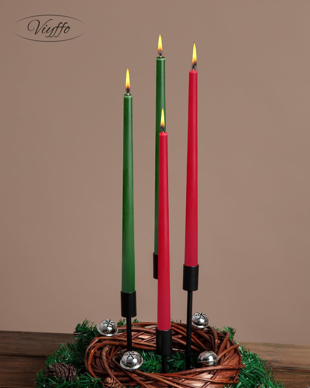 Taper Candles Unscented Smokeless Long Tall Tapered Candle for Candlesticks SticksHome Decor Dinner