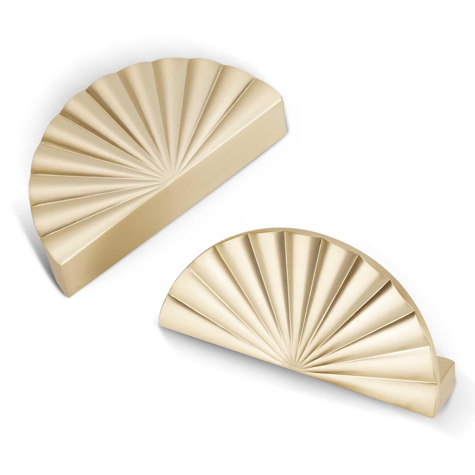 Gold Cabinet Pulls Cup Flat Drawer Handles Sunflower Handle Unique Hardware for Furniture Door Wardrobe Hardware